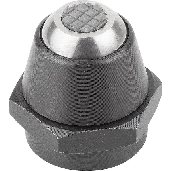 Kipp Self-Aligning Pads Swivel Angle 20 Degree D1=22, Form, M Steel, Carbide Insert K0283.908 - main